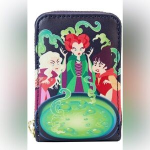 Loungefly Disney Hocus Pocus Sanderson Sisters Cauldron Accordion Wallet